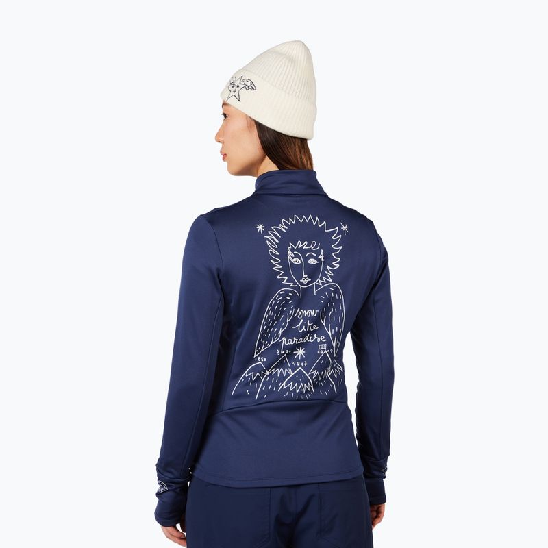 Bluza narciarska damska Rossignol JCC Climi cosmic blue 3