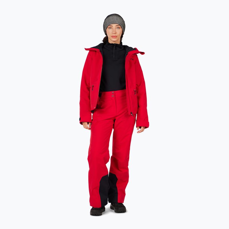 Spodnie narciarskie damskie Rossignol Insulated ruby red 2
