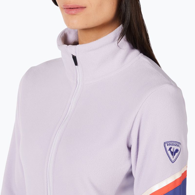 Bluza damska Rossignol Strawpile Fleece Fz galactic lilac 5