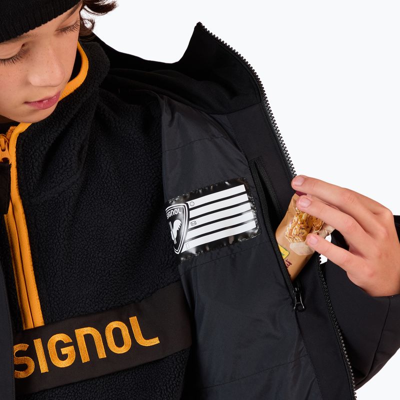 Kurtka narciarska dziecięca Rossignol Siz Quiled black 12