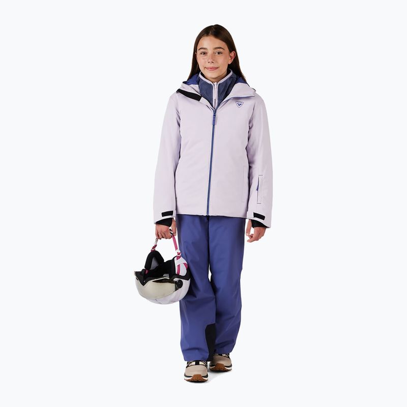 Kurtka narciarska dziecięca Rossignol Strawpile Jr galactic lilac 2