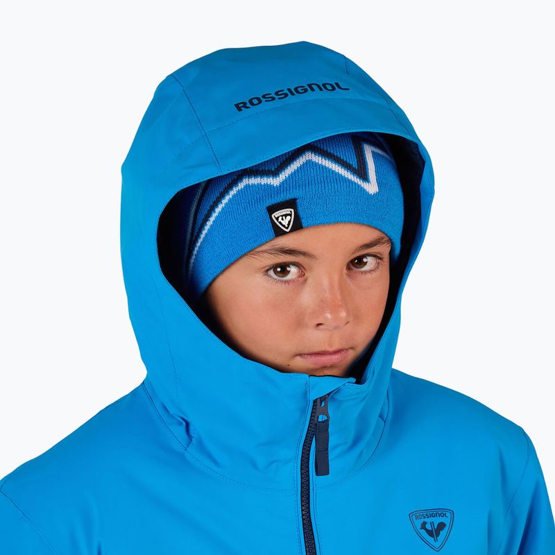 Kurtka narciarska dziecięca Rossignol Strawpile Jr blazing blue 10