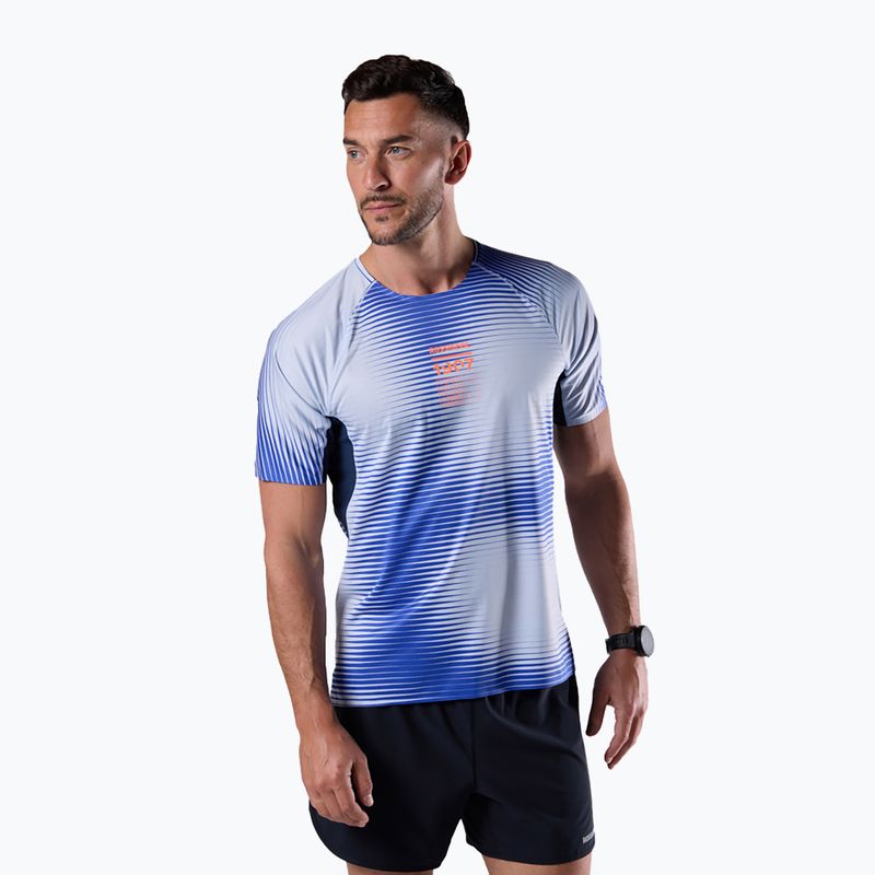 Koszulka do biegania męska Rossignol Sapa Ultra Tee dazzle blue line fogg