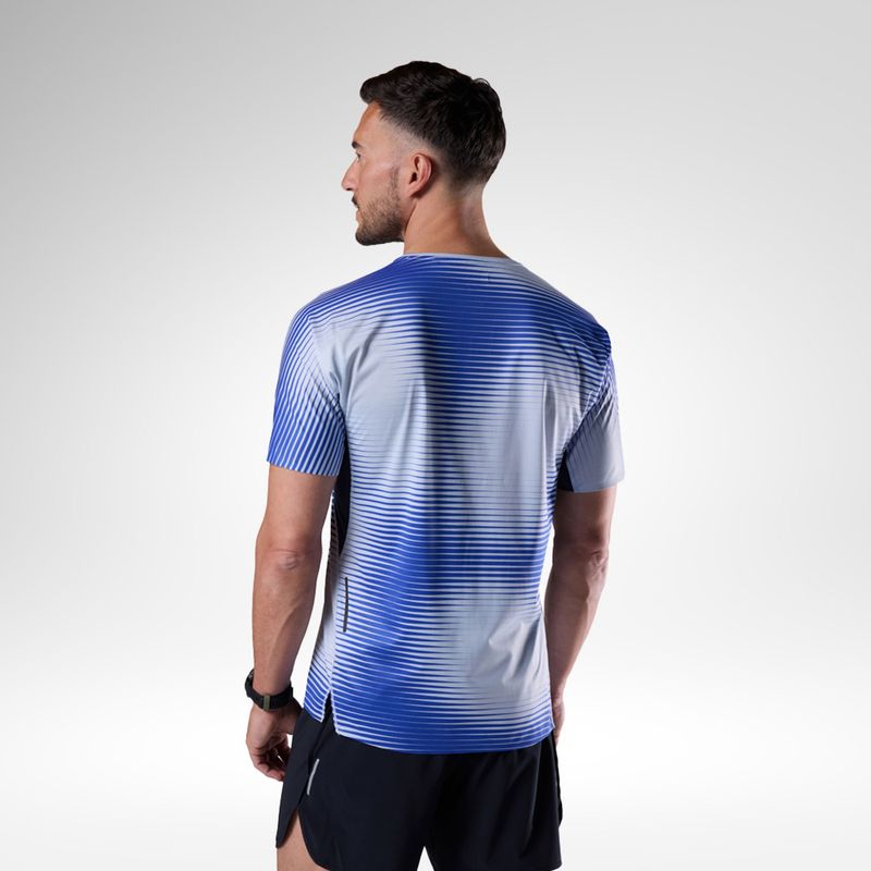 Koszulka do biegania męska Rossignol Sapa Ultra Tee dazzle blue line fogg 3
