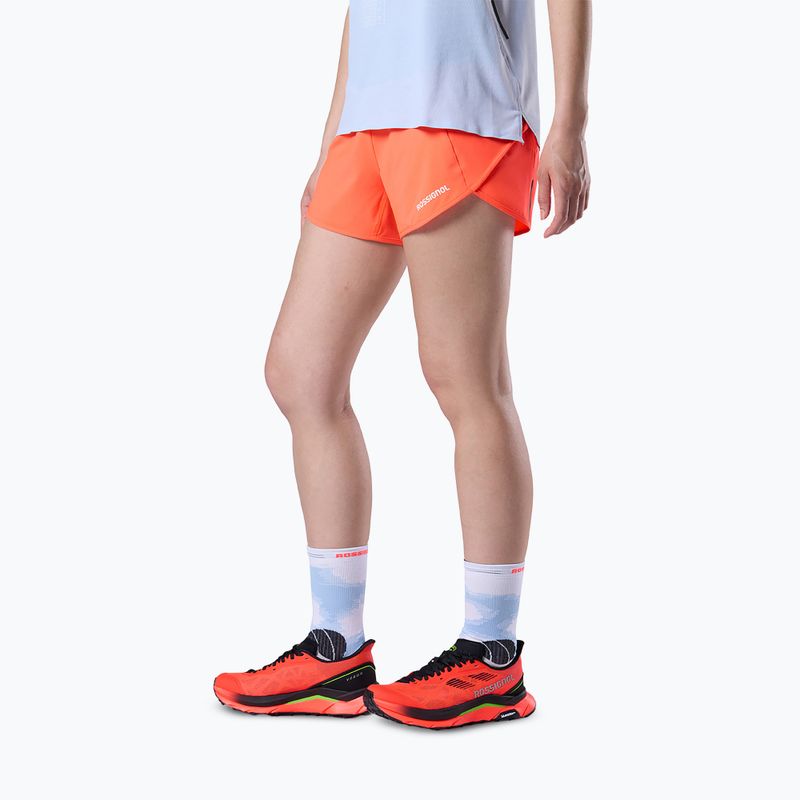 Spodenki do biegania damskie Rossignol Sapa neon red 4