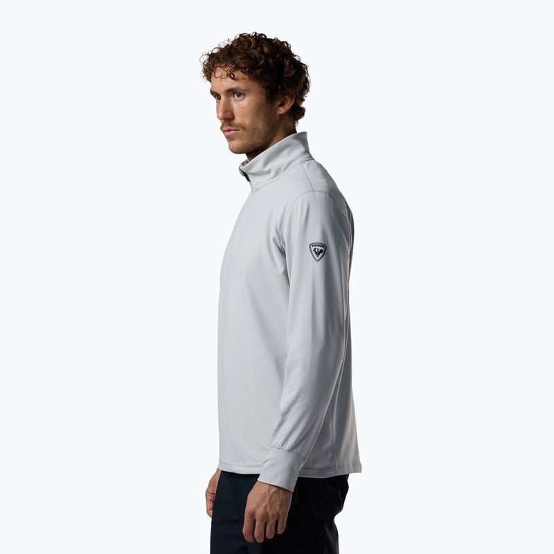 Bluza narciarska męska Rossignol Mid Layer Stertch Half Zip light grey 4