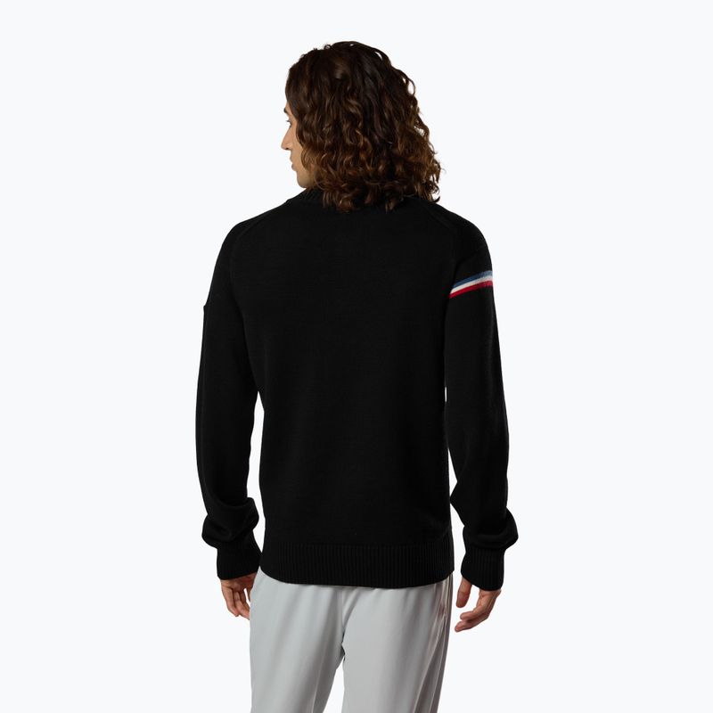 Sweter męski Rossignol Odysseus Half Zip Merino black 3