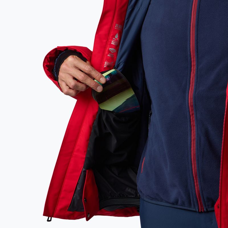 Kurtka narciarska męska Rossignol Rochrun Insulated sport red solid 9