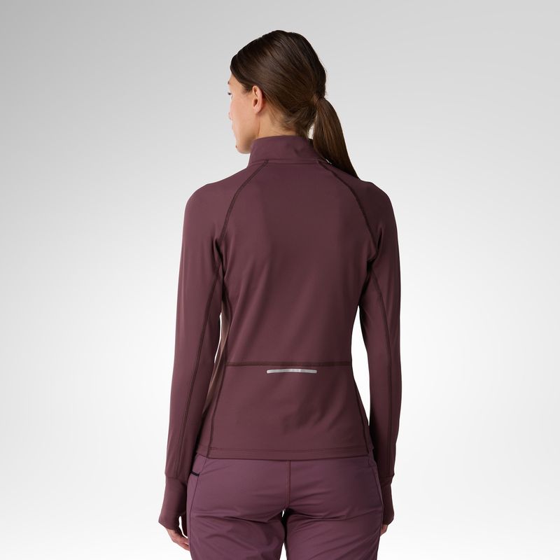 Bluza termoaktywna damska Rossignol Half Zip First Layer huckleberry 3
