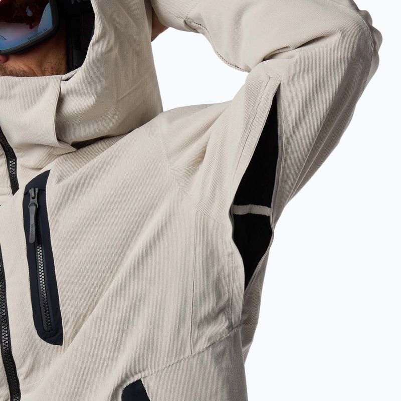 Kurtka narciarska męska Rossignol Corduroy Insulated silver cloud 16