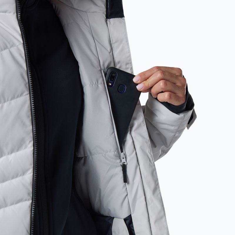 Kurtka narciarska damska Rossignol Staci Insulated silver pearly 9
