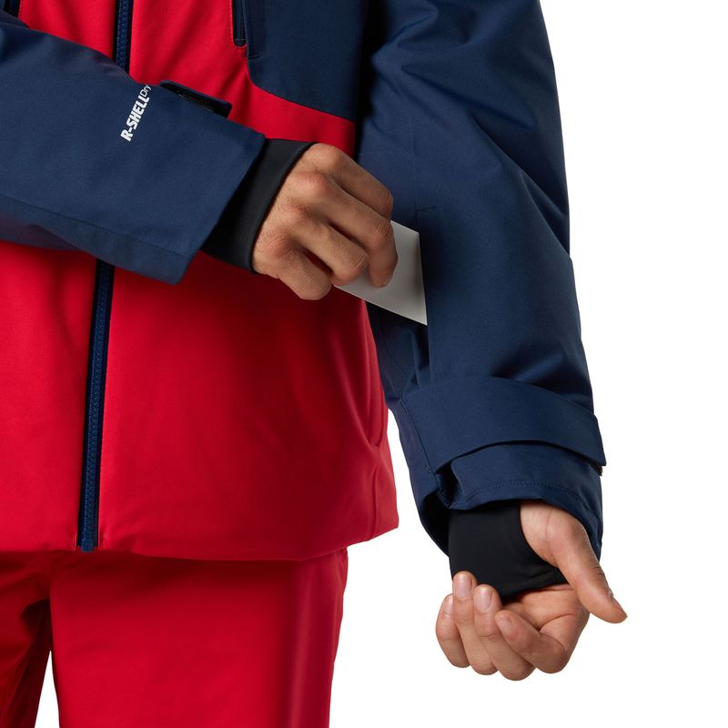 Kurtka narciarska męska Rossignol Velika Insulated sports red/dark navy 14