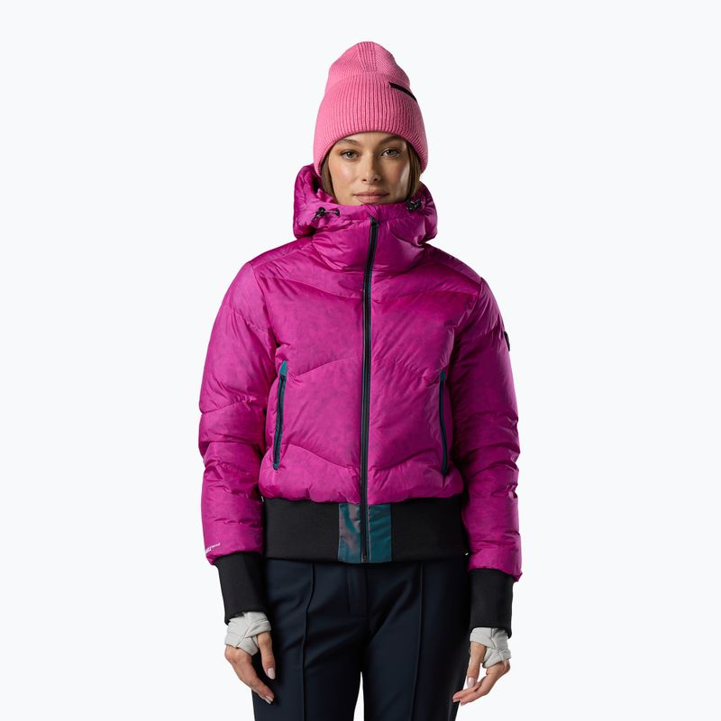 Kurtka narciarska damska Rossignol Snowblaze Down Bomber electric fuchsia