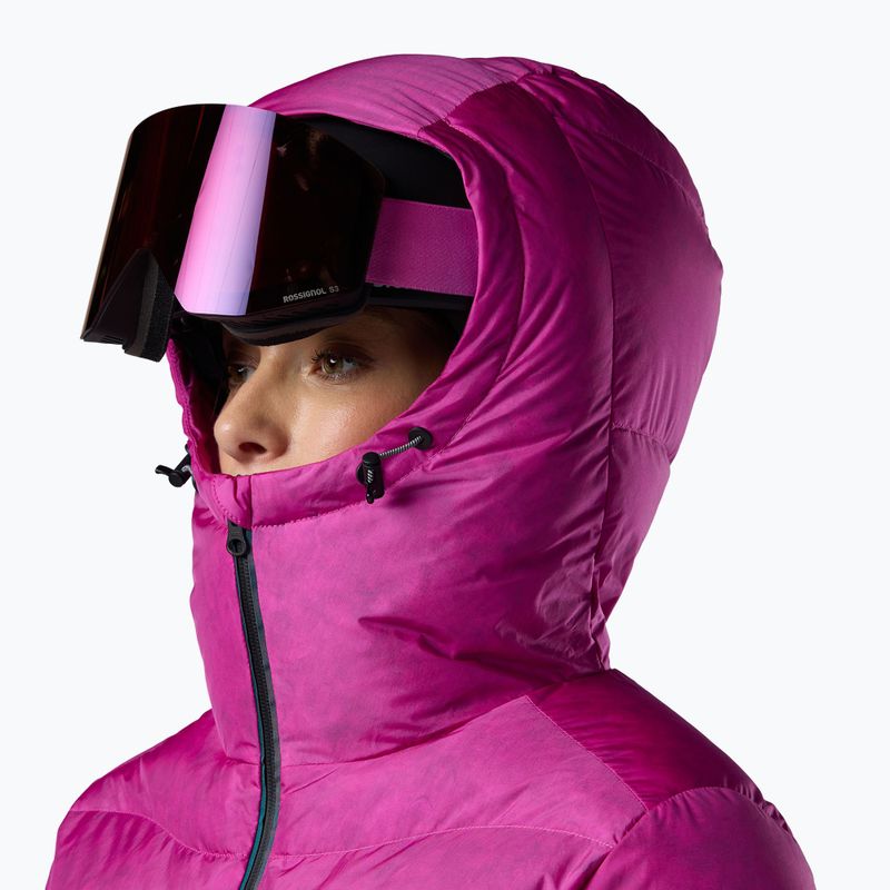 Kurtka narciarska damska Rossignol Snowblaze Down Bomber electric fuchsia 5