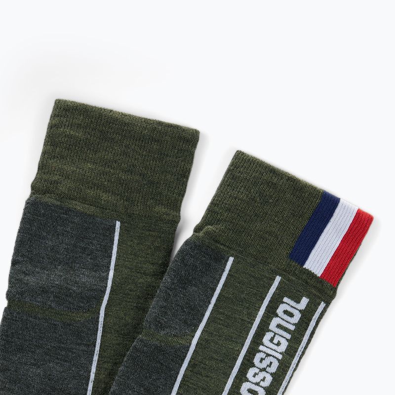 Skarpety narciarskie męskie Rossignol Intermediate olive shadow 2