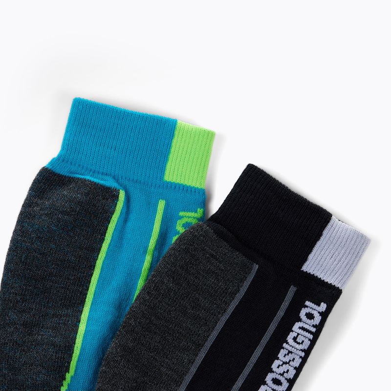 Skarpety narciarskie dziecięce Rossignol Essential 2 pack black 2