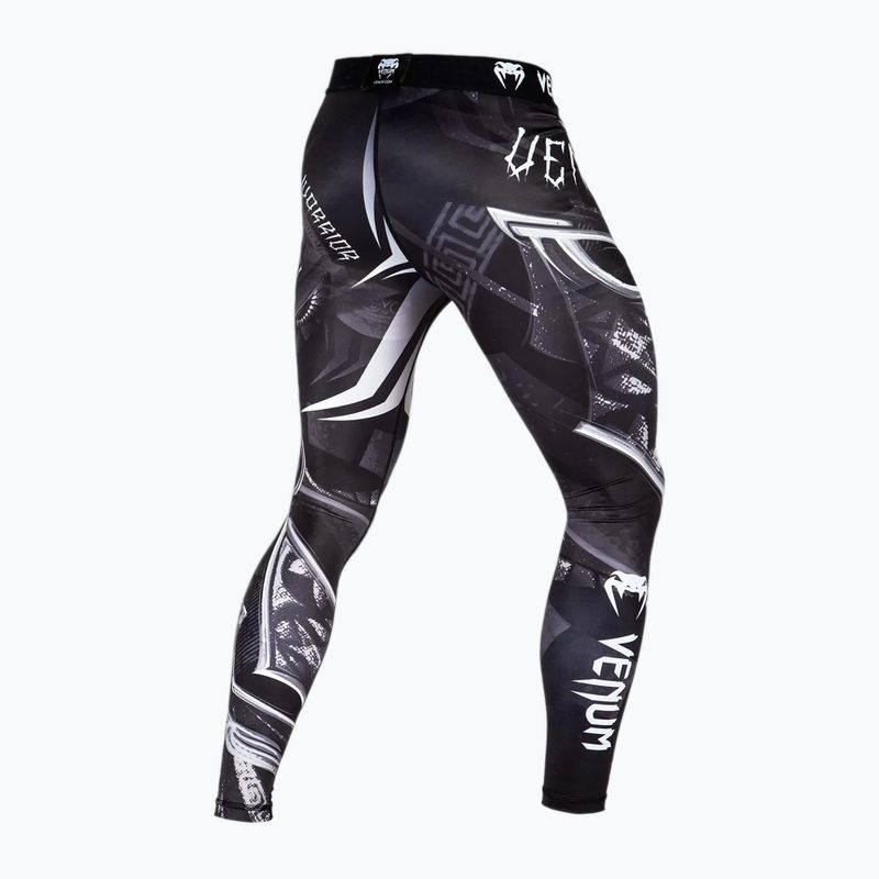 Legginsy treningowe męskie Venum Gladiator 3.0 Compression Tights black/white 3