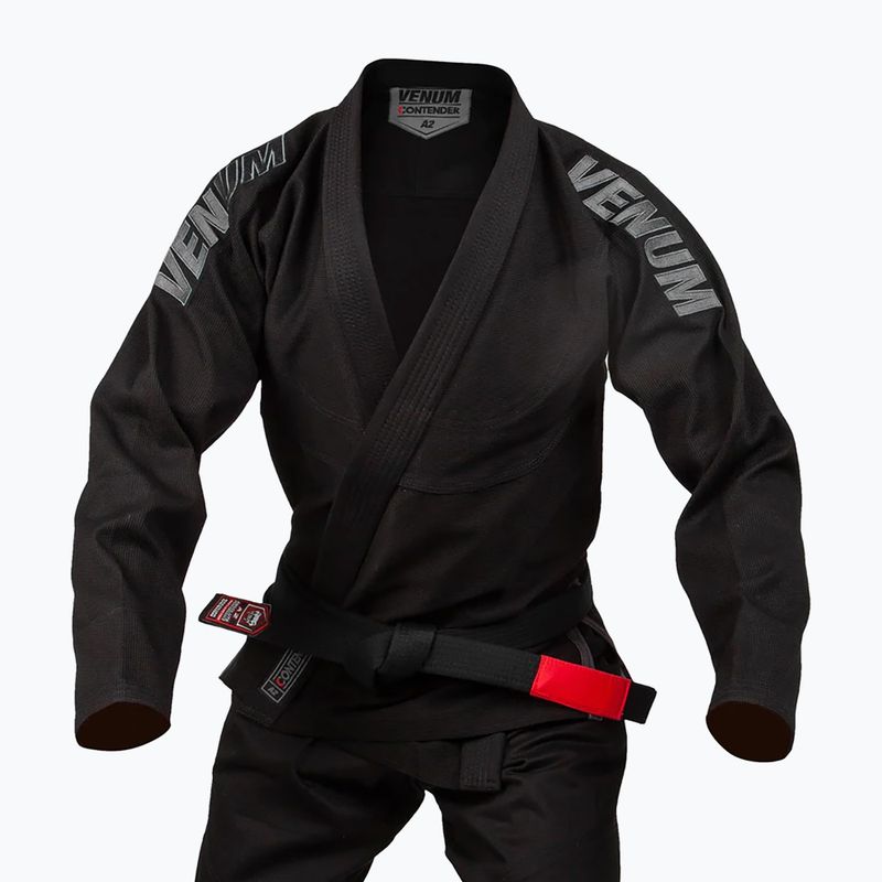 GI do brazylijskiego jiu-jitsu Venum Contender Evo BJJ czarne VENUM-03738-001-A4 3