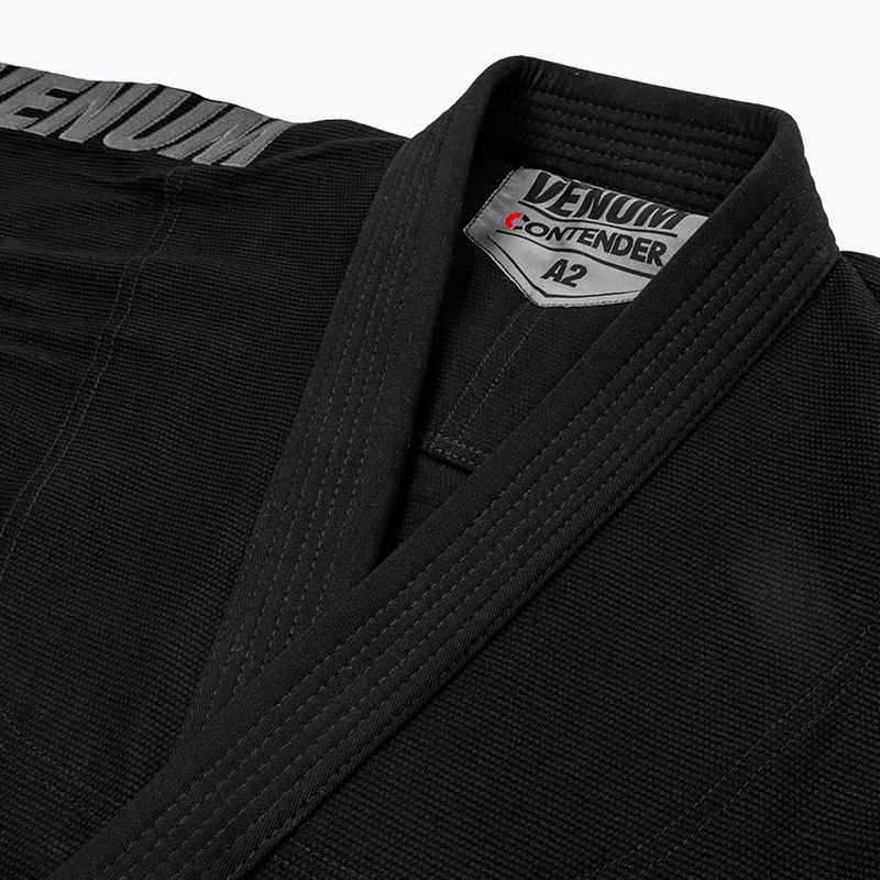GI do brazylijskiego jiu-jitsu Venum Contender Evo BJJ czarne VENUM-03738-001-A4 4