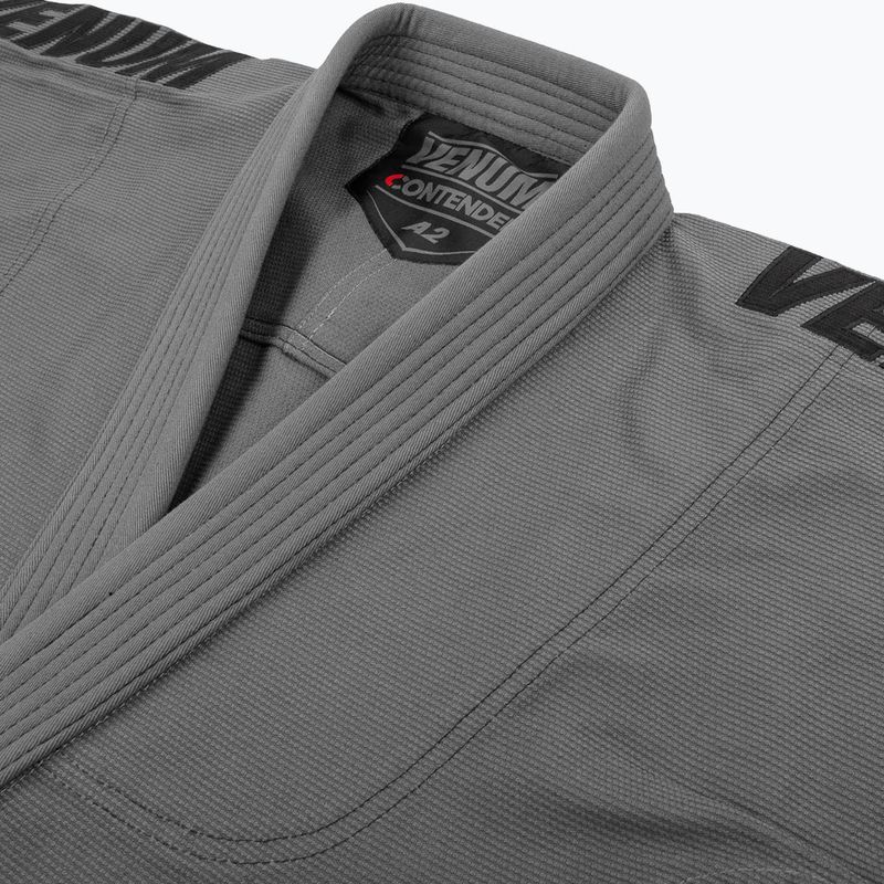 GI do brazylijskiego jiu-jitsu Venum Contender Evo BJJ dark/grey 5