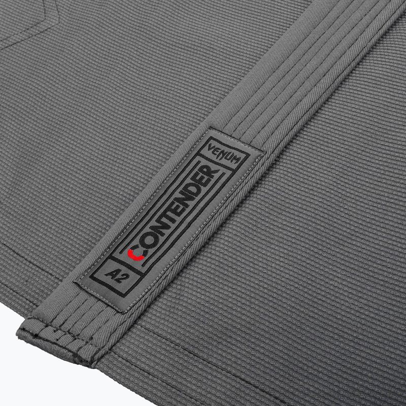 GI do brazylijskiego jiu-jitsu Venum Contender Evo BJJ dark/grey 6