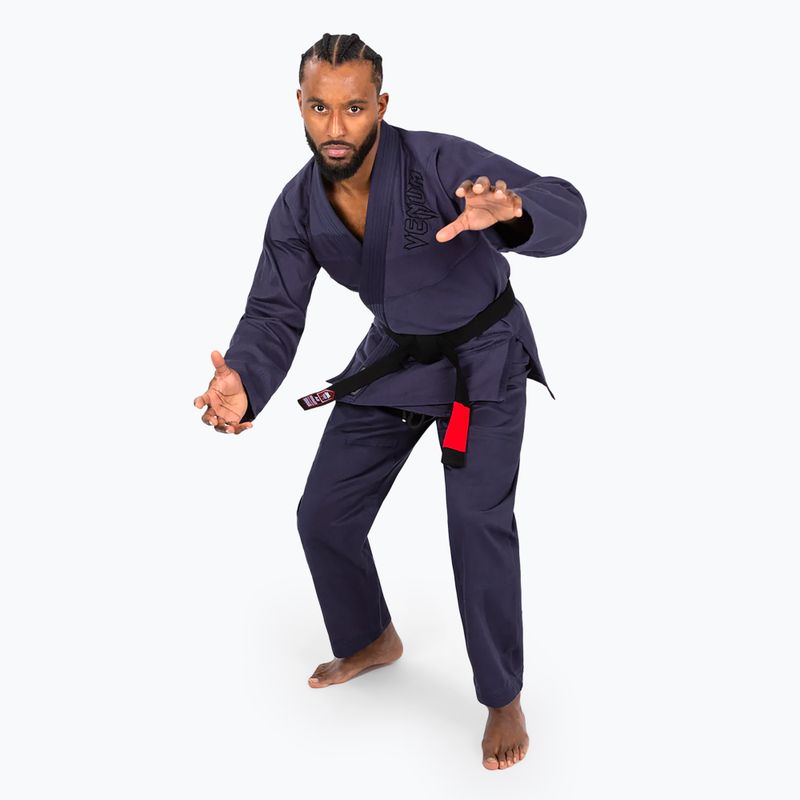 GI do brazylijskiego jiu-jitsu Venum Contender 2.0 lavender grey 4