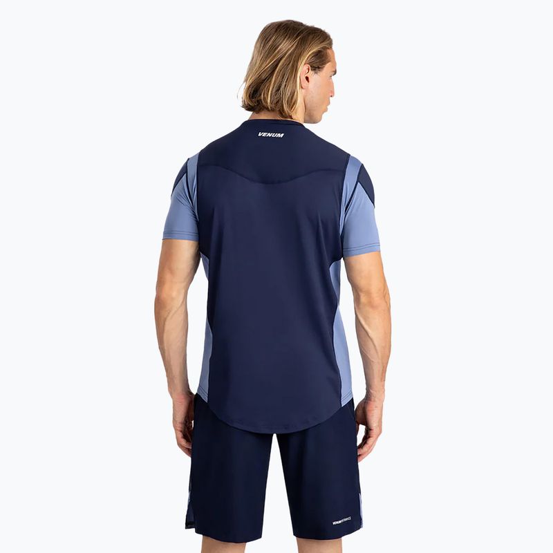 Koszulka treningowa męska Venum Tempest Dry-Tech navy blue 4