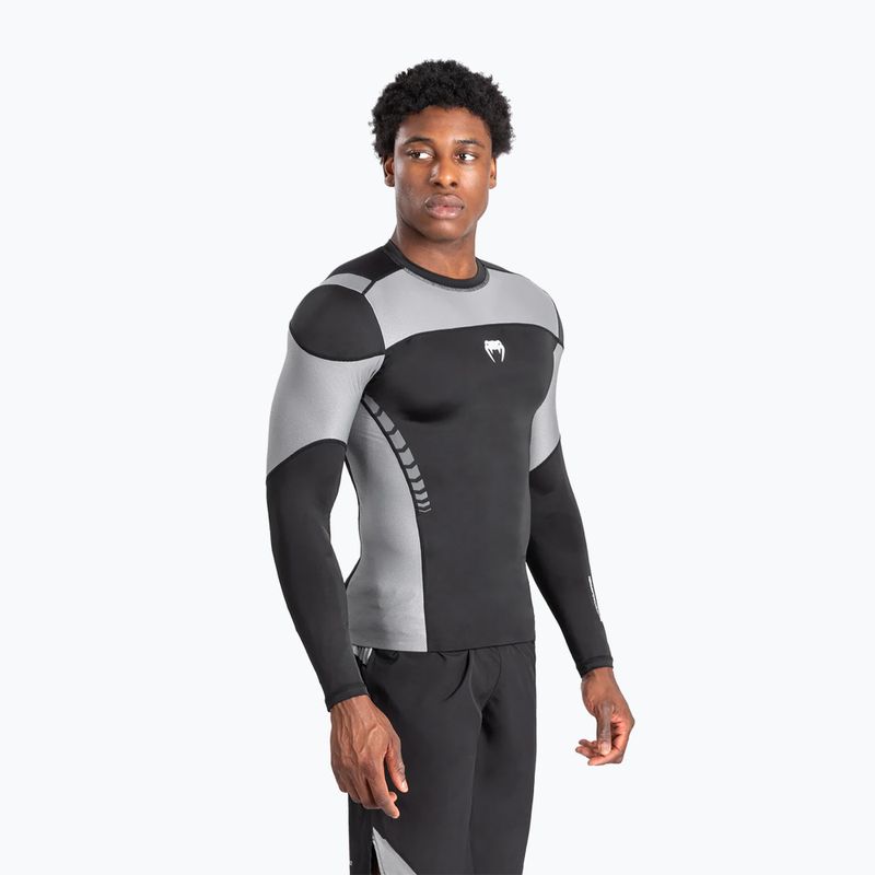 Longsleeve treningowy męski Venum Tempest Rashguard black/grey 4