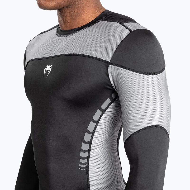 Longsleeve treningowy męski Venum Tempest Rashguard black/grey 5