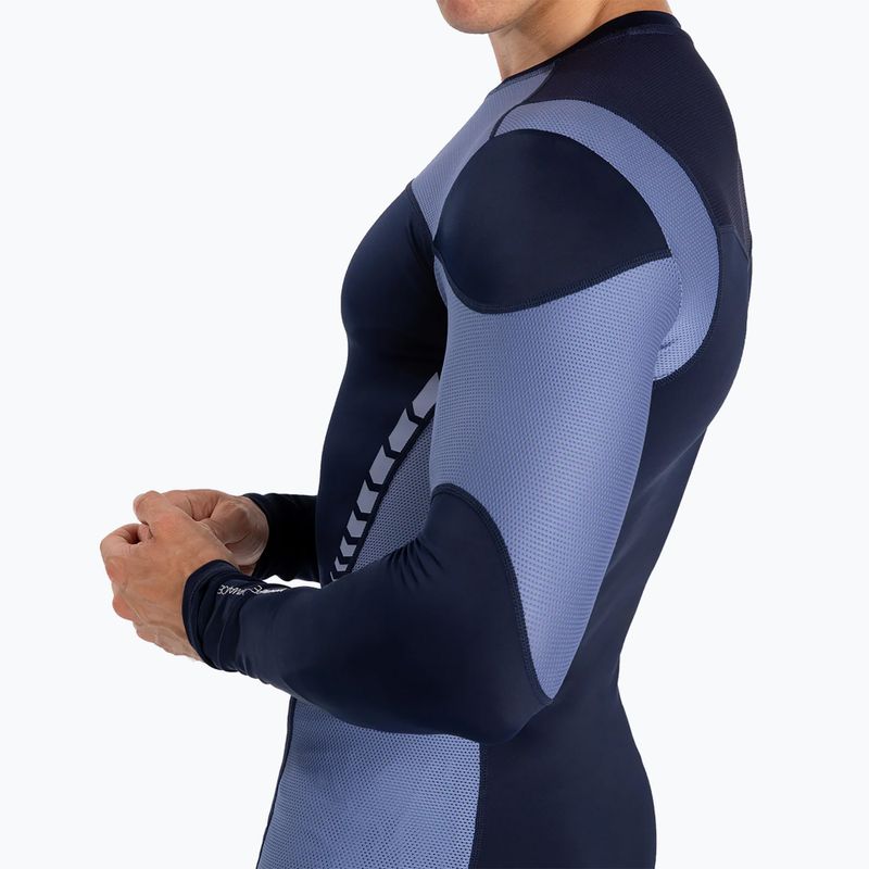 Longsleeve treningowy męski Venum Tempest Rashguard navy blue/blue 6