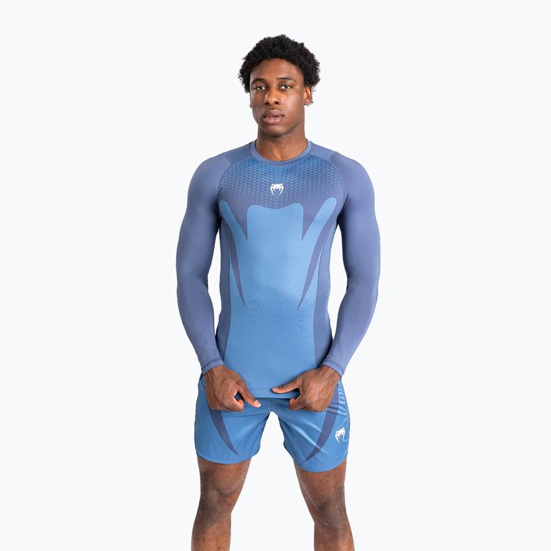 Longsleeve treningowy męski Venum Attack Rashguard navy blue 3