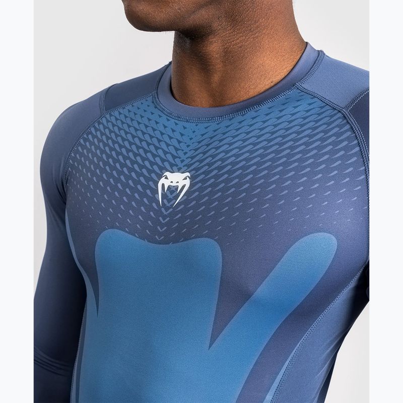 Longsleeve treningowy męski Venum Attack Rashguard navy blue 6