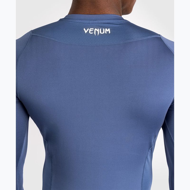 Longsleeve treningowy męski Venum Attack Rashguard navy blue 7