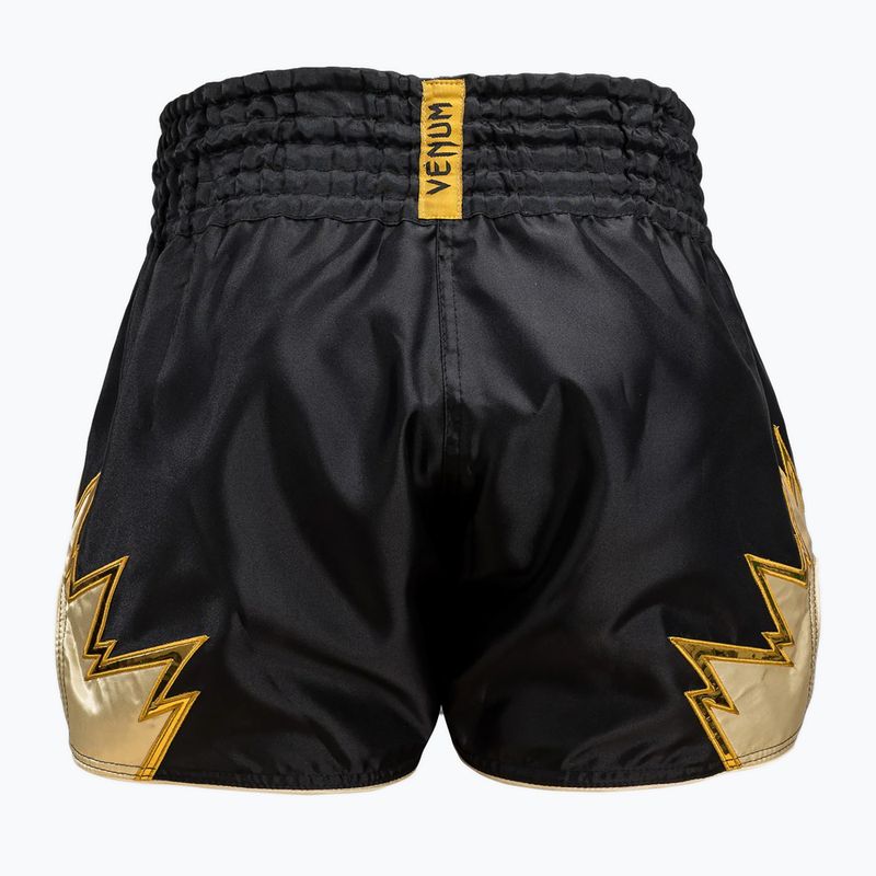 Spodenki treningowe męskie Venum Inferno Muay Thai black/gold 2