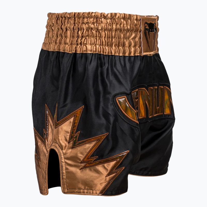 Spodenki treningowe męskie Venum Inferno Muay Thai black/bronze 4