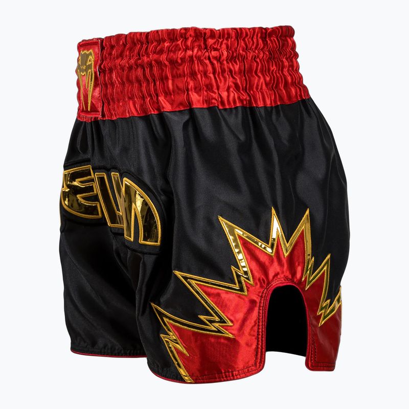 Spodenki treningowe męskie Venum Inferno Muay Thai black/gold/red 3