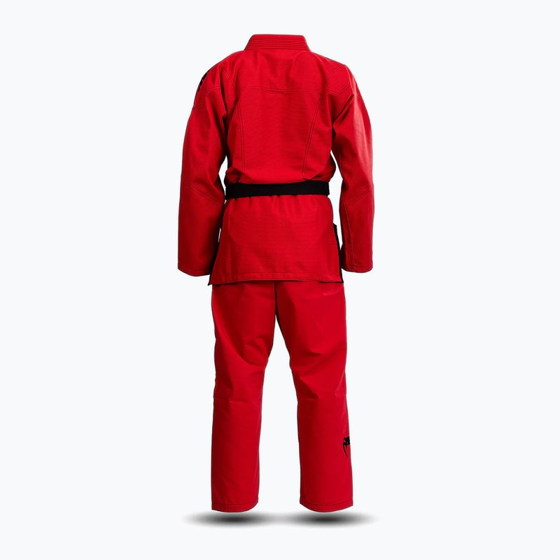 GI do brazylijskiego jiu-jitsu Venum Challenger XT BJJ fire red 2