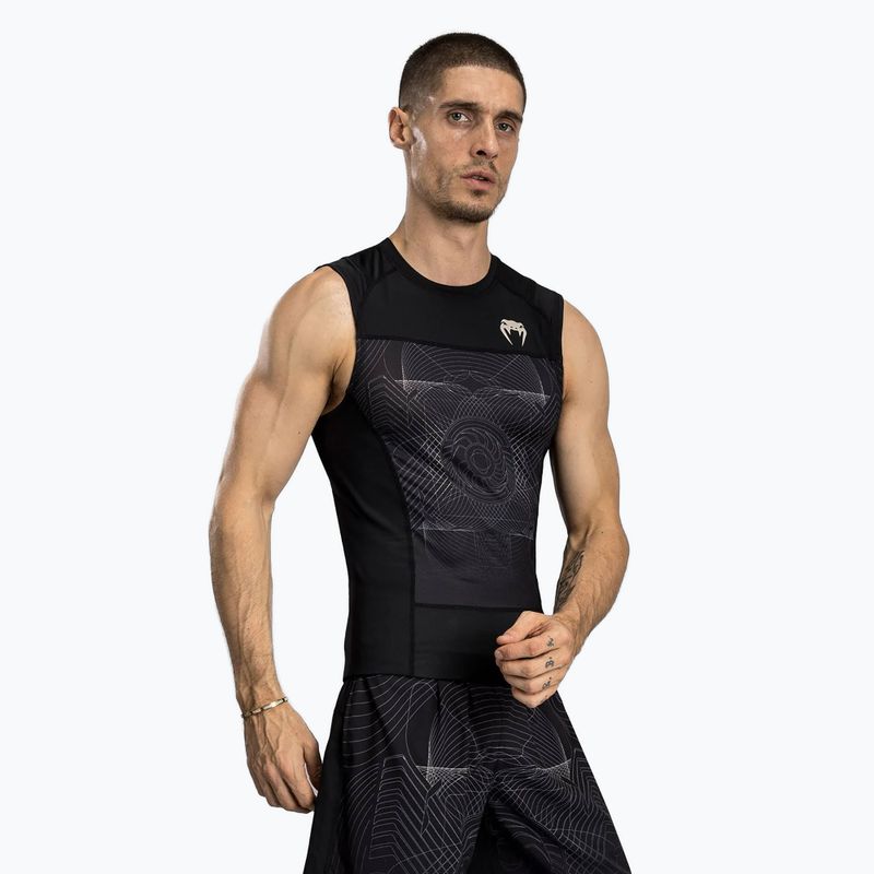 Rashguard męski Venum G-Fit Air Men'S Sleeveless Rashguard deep black/desert sand