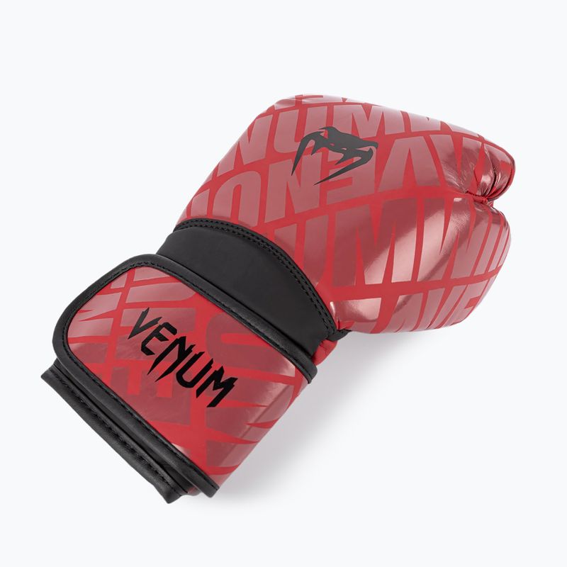 Rękawice bokserskie dziecięce Venum Contender 1.5 XT Kids cherry red 4