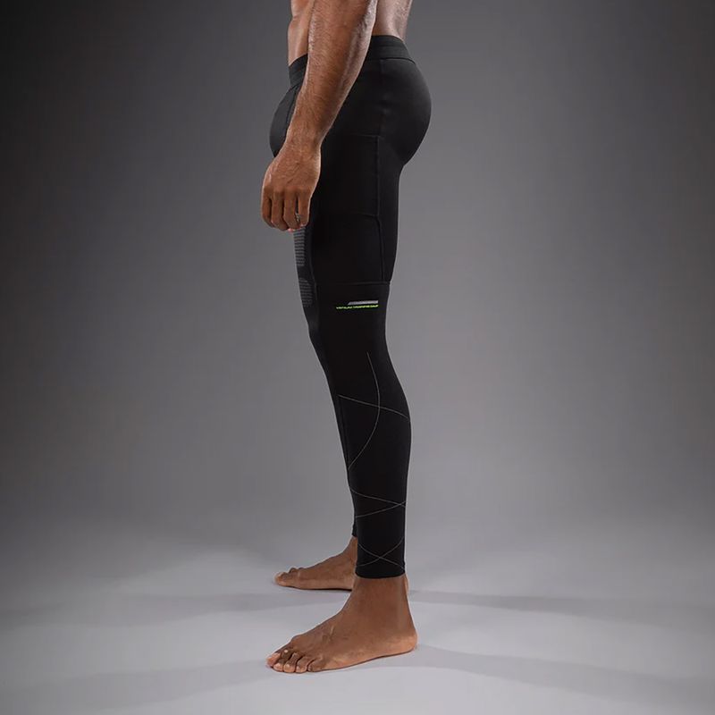 Legginsy treningowe męskie Venum Training Camp 4.0 black/neo green 6