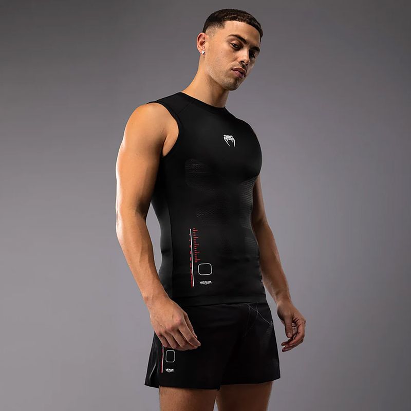 Koszulka treningowa męska Venum Tactical XT 05522 Rashguards black/fire red 4
