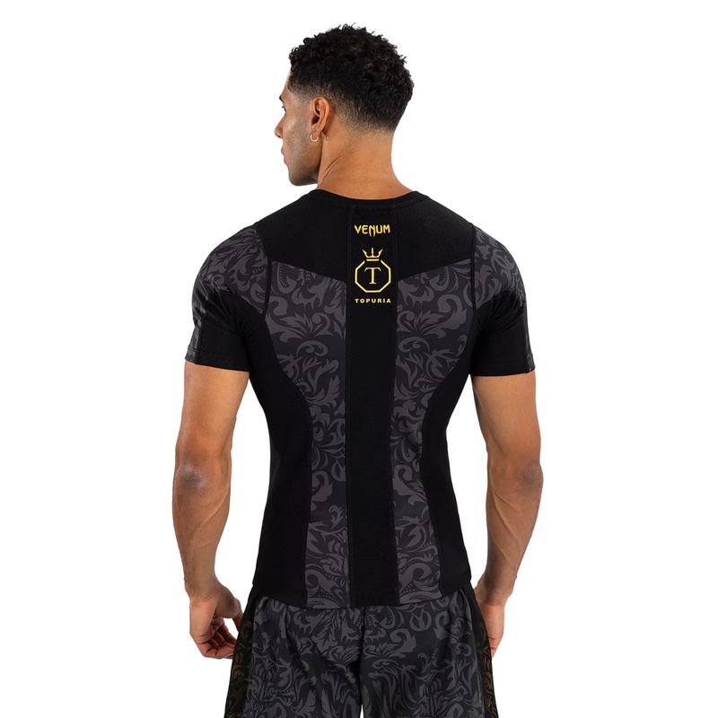 Rashguard męski Venum x Ilia Topuria Unmatched Rashguard black/gold 2