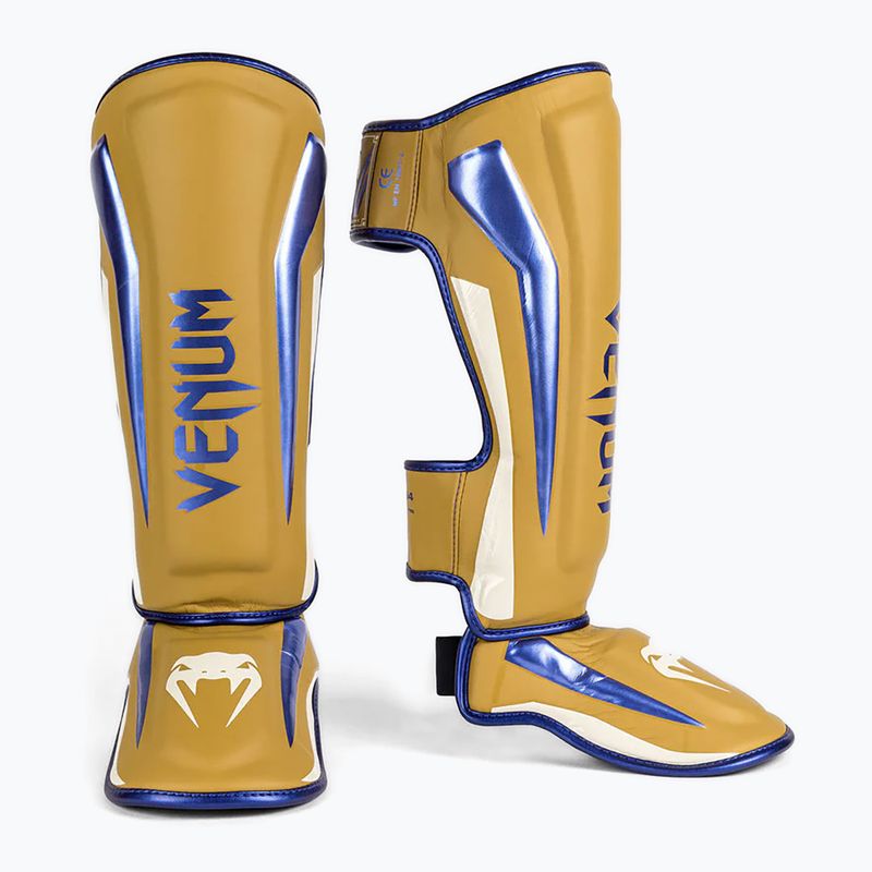 Ochraniacze piszczeli i stóp Venum Elite Standup Shin Guards camel 2