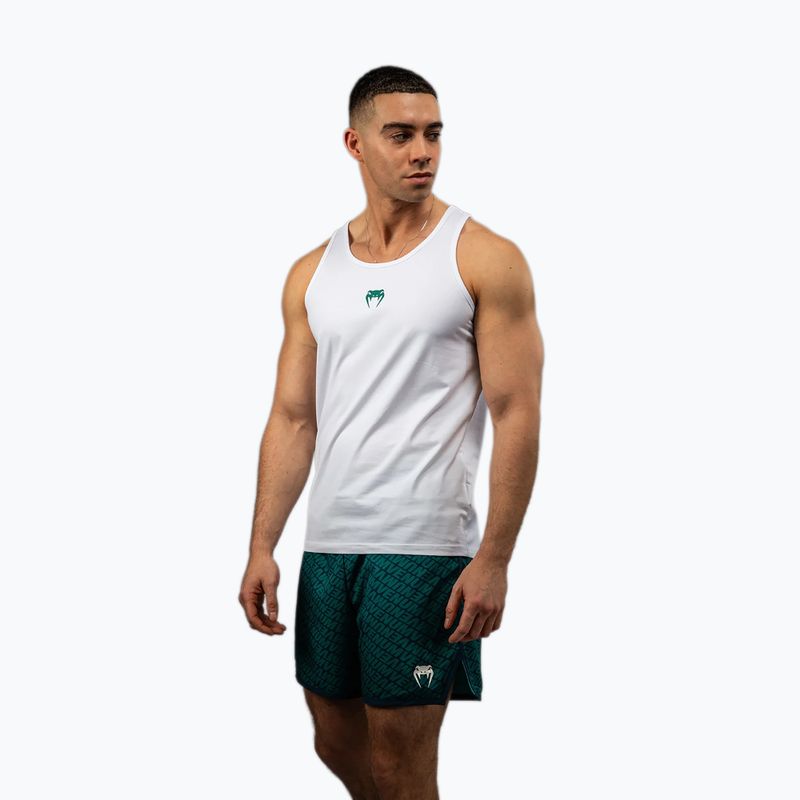 Koszulka treningowa męska Venum Echo white/emerald green 4