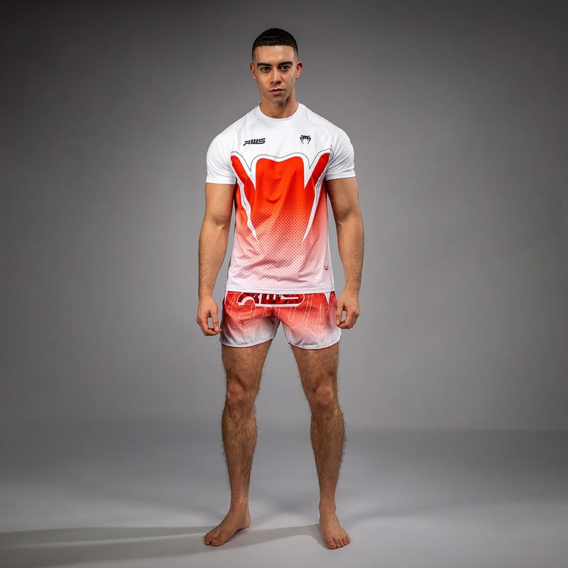 Koszulka męska Venum x RWS 2.0 Dry-Tech white/red 2