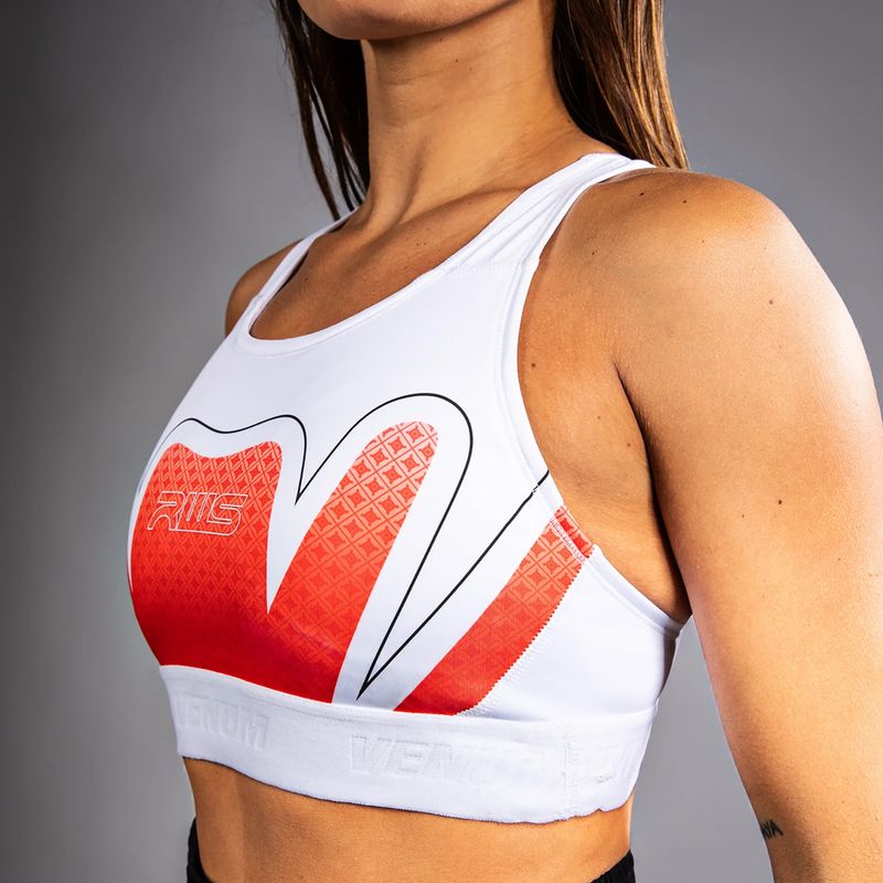Biustonosz treningowy Venum x RWS 2.0 white/red 5