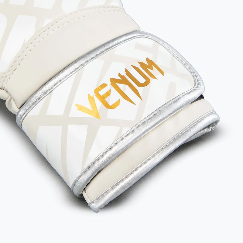 Rękawice bokserskie Venum Contender 1.5XT Boxing light beige/white cream 3