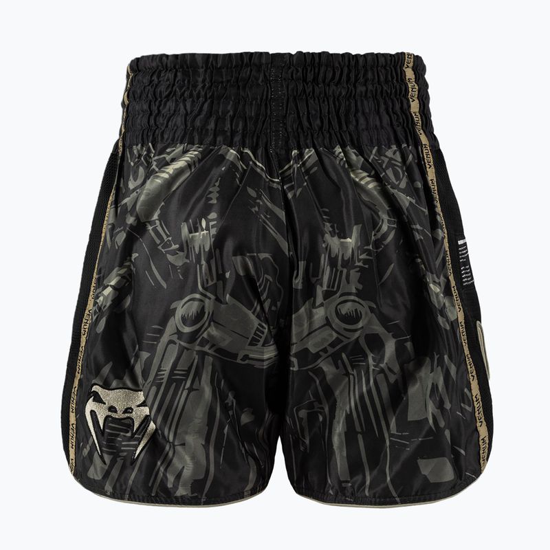 Spodenki treningowe męskie Venum Invader Muay Thai black/sand 2