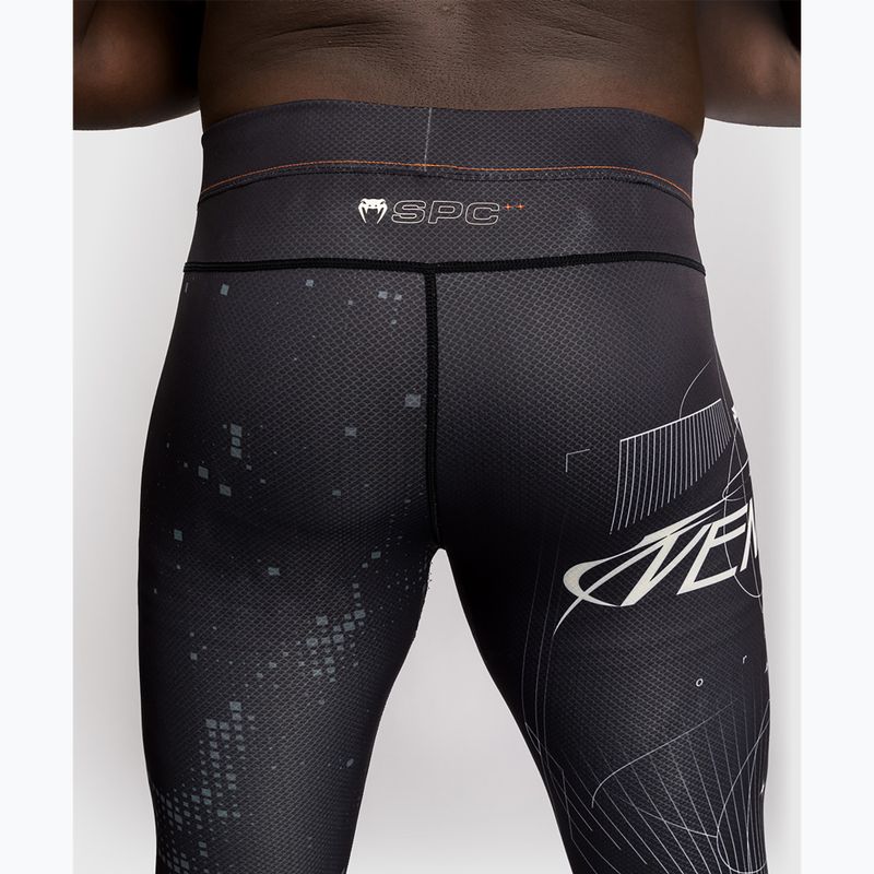 Legginsy treningowe męskie Venum Eclipse Spats black/ivort 8