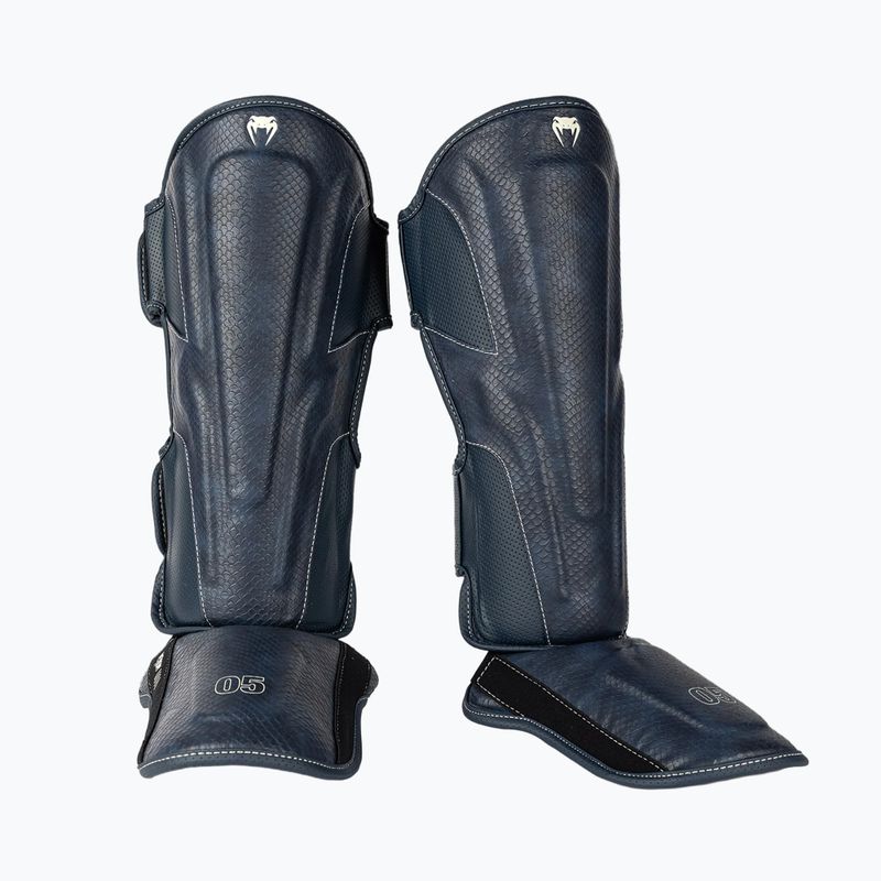 Ochraniacze do piszczeli i stóp Venum Impact Evo Scales Shinguards midnight blue 2